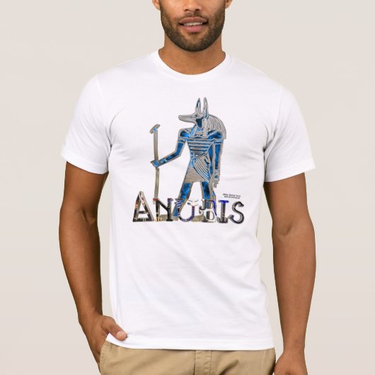 Anubis 3D-Mannen T-Shirt (Voorkant)