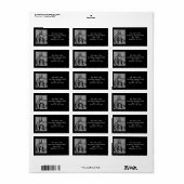 Anubis-adreslabel Etiket (Full Sheet)