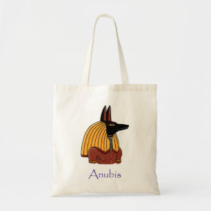 Anubis Ancient Egyptian God (genaamd) Tote Bag