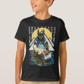Anubis Ancient Egyptian God Illustration T-shirt (Voorkant)