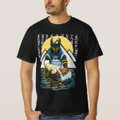 Anubis Ancient Egyptian God Illustration T-shirt (Voorkant)