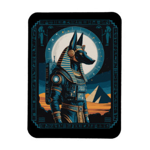 Anubis Astronaut - Kosmische Bewaker van het hiern Magneet