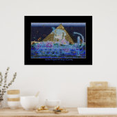 "Anubis bereidt de weg" Art Poster (Keuken)