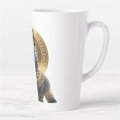 Anubis – Beschermer van het hiernamaals | Egyptisc Latte Mok (Rechts)