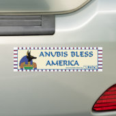 Anubis Bless America Bumpersticker (Op auto)