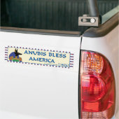 Anubis Bless America Bumpersticker (Op Truck)