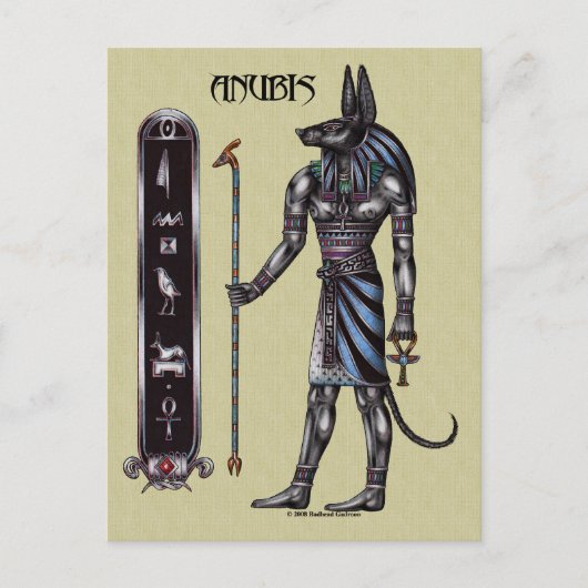 Anubis Briefkaart (Voorkant)