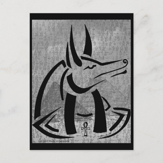 Anubis Briefkaart (Voorkant)