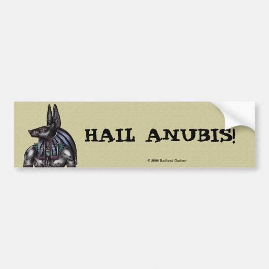 Anubis Bumpersticker (Voorkant)