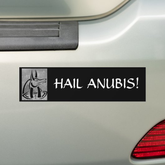 Anubis Bumpersticker (Op auto)