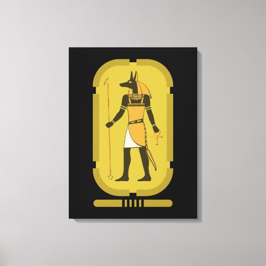 Anubis Canvas afdrukken (Voorkant)