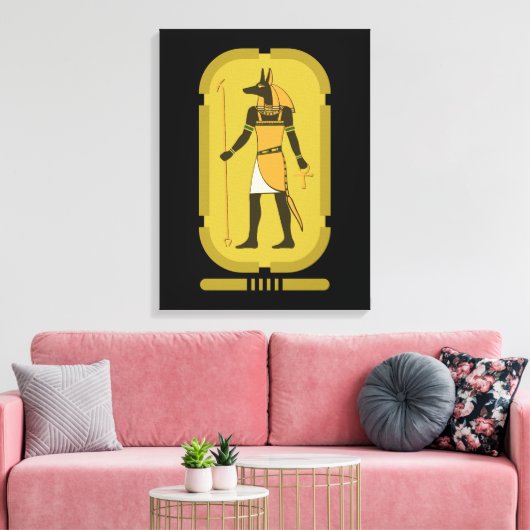 Anubis Canvas afdrukken (Insitu (Woonkamer))