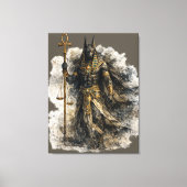 Anubis Canvas Art Ancient Egyptian Mythology Decor (Voorkant)
