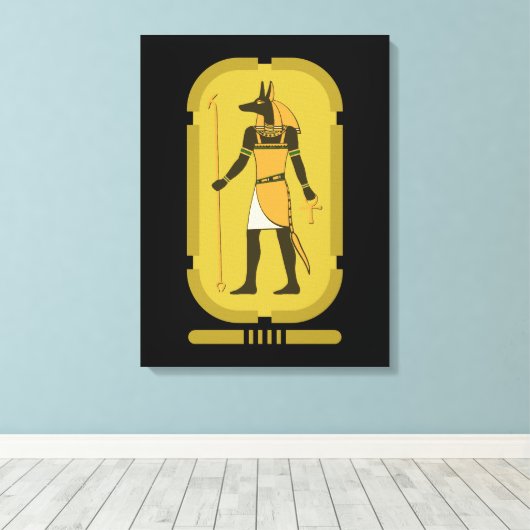 Anubis Canvas Print (Insitu (Houten vloer))