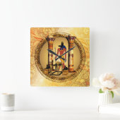 Anubis, de egyptische god vierkante klok (Huis)