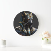 Anubis: De Tijdwaarnemer van de Eeuwigheid Grote Klok (Huis)