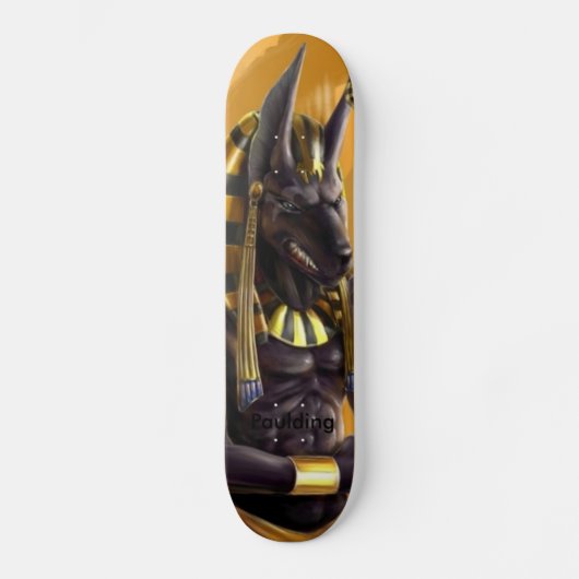 Anubis door Camron Persoonlijk Skateboard (Voorkant)