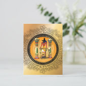 Anubis, egypte briefkaart (Staand voorkant)