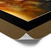 ANUBIS Egyptian Art over Papyrus-effect Poster (Hoek)