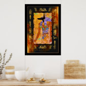 ANUBIS Egyptian Art Poster (Keuken)