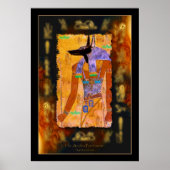 ANUBIS Egyptian Art Poster (Voorkant)