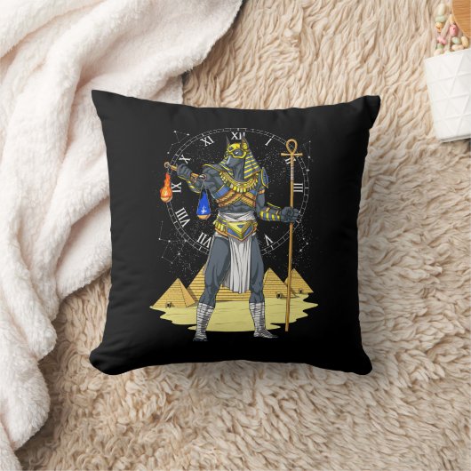 Anubis Egyptian God Ankh Mythology Kussen (Deken)