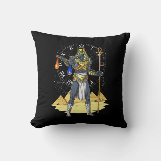 Anubis Egyptian God Ankh Mythology Kussen (Voorkant)