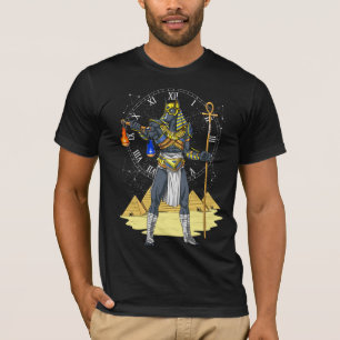Anubis Egyptian God Ankh Mythology T-shirt