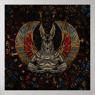 Anubis - Egyptian God Poster