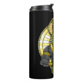 Anubis Egyptian Wolf God Thermosbeker (Gedraaid links)