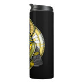 Anubis Egyptian Wolf God Thermosbeker (Geroteerd rechts)