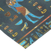 Anubis Egyptisch goud-, blauw- en rood glas Korte Tafelloper (Hoek)