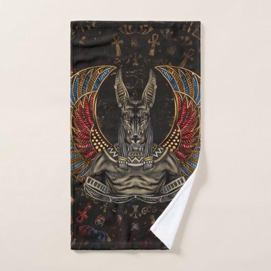 Anubis - Egyptische God Bad Handdoek (Handdoek)