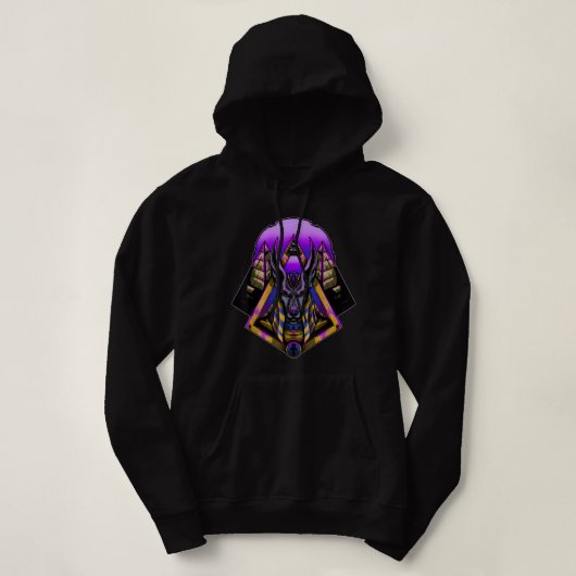 Anubis - Egyptische god - Grieks gepensioneerde Eg Hoodie (Design voorkant)