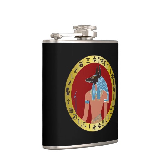 Anubis, Egyptische God Heupfles (Rechts)