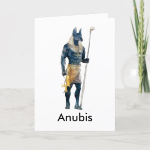 Anubis Egyptische God Kaart