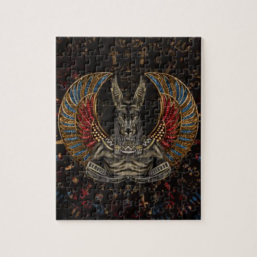 Anubis - Egyptische God Legpuzzel (Verticaal)