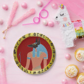 Anubis, Egyptische God Papieren Bordje (Feest)