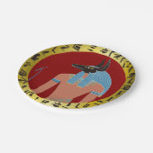 Anubis, Egyptische God Papieren Bordje (Gekanteld)