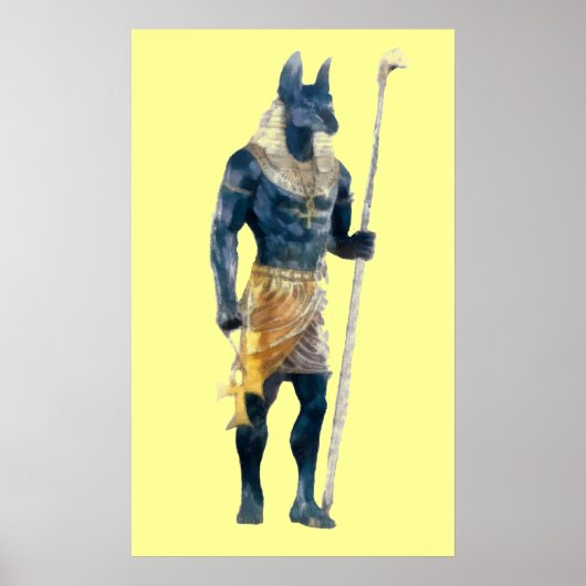 Anubis Egyptische God Poster (Voorkant)