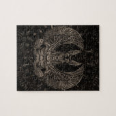 Anubis - Egyptische God Sepia Legpuzzel (Horizontaal)
