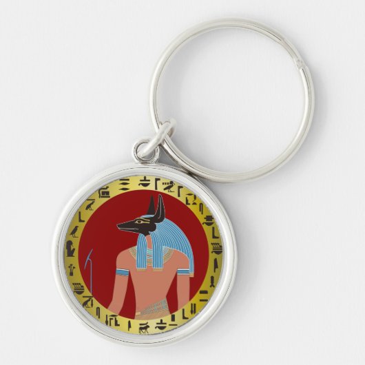 Anubis, Egyptische God Sleutelhanger (Voorkant)