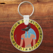 Anubis, Egyptische God Sleutelhanger (Voorkant)