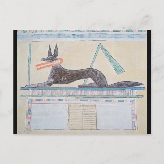 Anubis, Egyptische god van de doden Briefkaart (Voorkant)