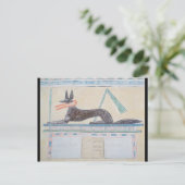 Anubis, Egyptische god van de doden Briefkaart (Staand voorkant)