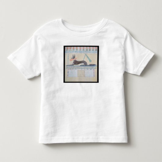 Anubis, Egyptische god van de doden Kinder Shirts (Voorkant)