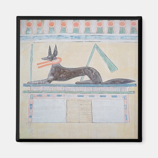 Anubis, Egyptische god van de doden Magneet (Voorkant)