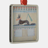 Anubis, Egyptische god van de doden Metalen Ornament (Rechts)