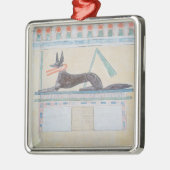 Anubis, Egyptische god van de doden Metalen Ornament (Links)