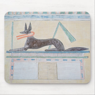 Anubis, Egyptische god van de doden Muismat